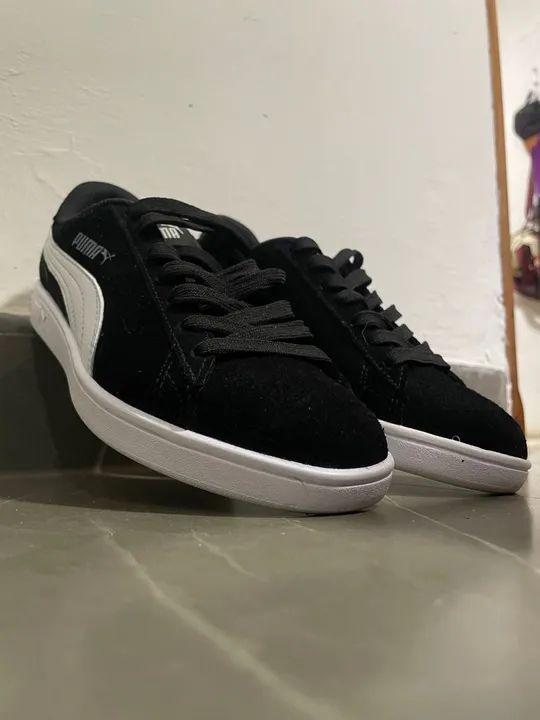 Tênis Puma Suede Preto - Foto 4