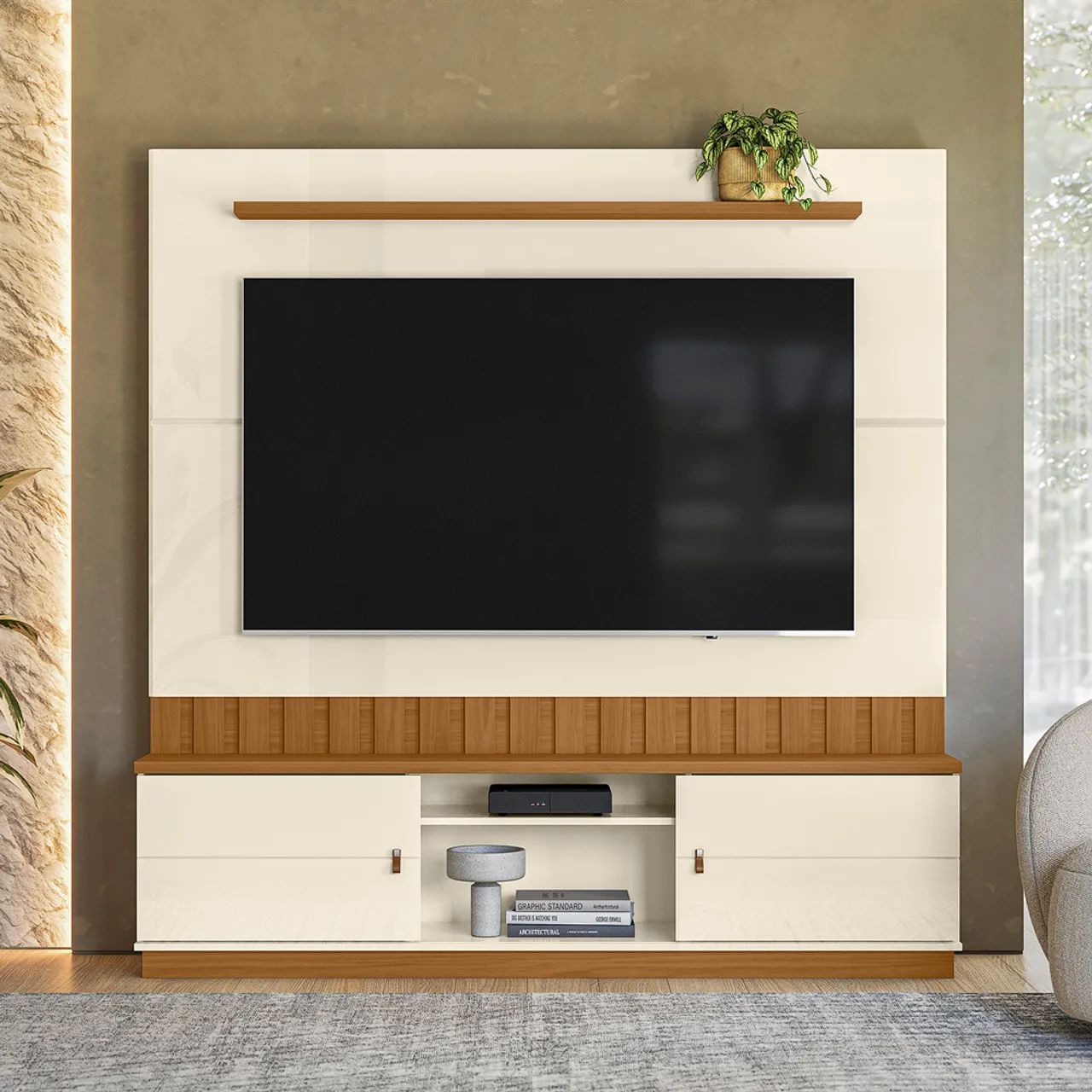 Home Theater 1,75m Amêndoa s97