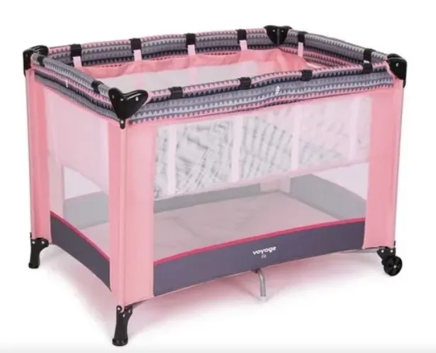 Berço Portátil Fit Voyage - Rosa