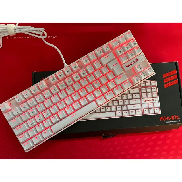 Teclado Mecânico Redragon Kumara Lunar K552, Switch Blue, Com Led, ABNT2, Novo, Lacrado - Foto 3