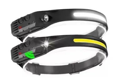 Lanterna de Cabeça Recarregável Led com sensor - Foto 4