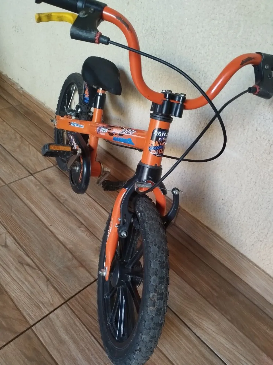 Bicicleta Infantil Laranja - Perfeita para Crianças!