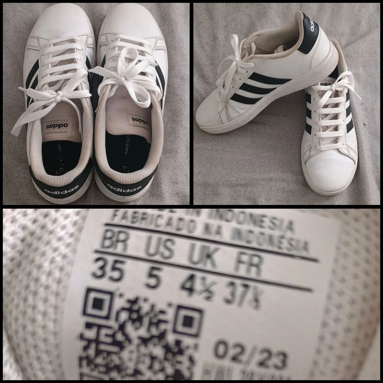 Tênis Adidas Branco 35 - Foto 4