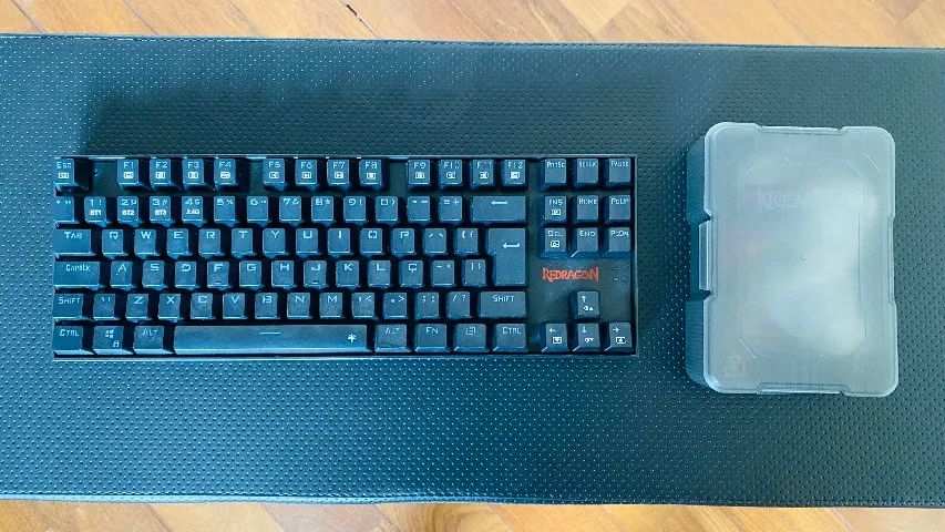 Teclado Redragon Kumara Pro Rgb Wireless Nunca Utilizado Em Perfeito Estado