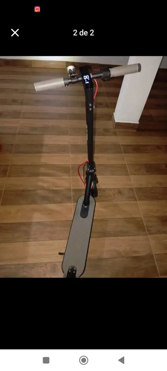 Patinete elétrico.
