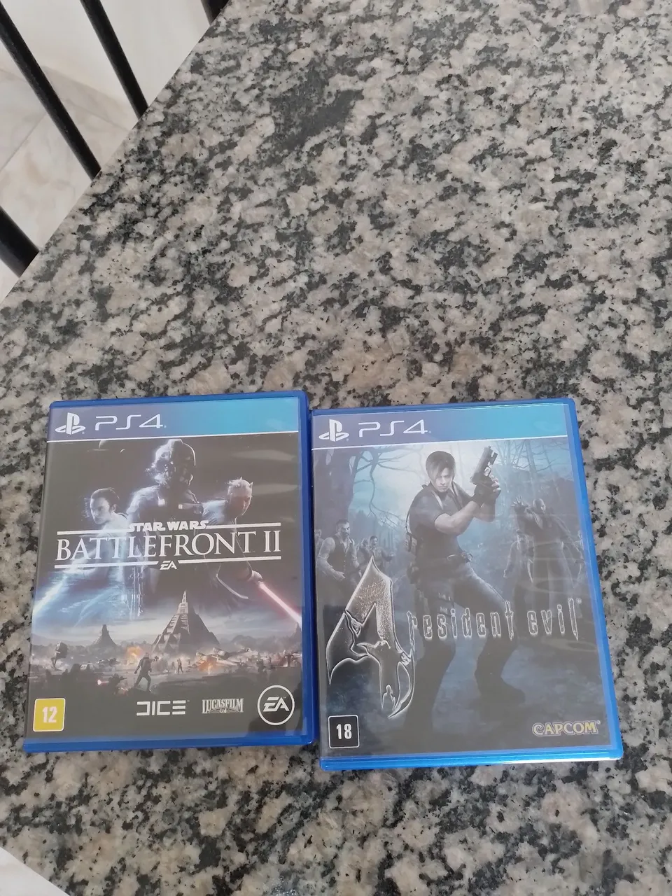 Jogos PS4: Star Wars Battlefront II e Resident Evil 6