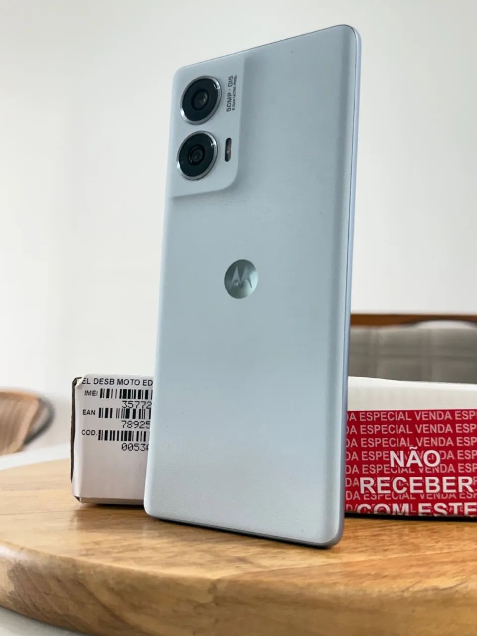 Moto Edge 50 Fusion 5G 256GB Azul NOVO - Foto 3
