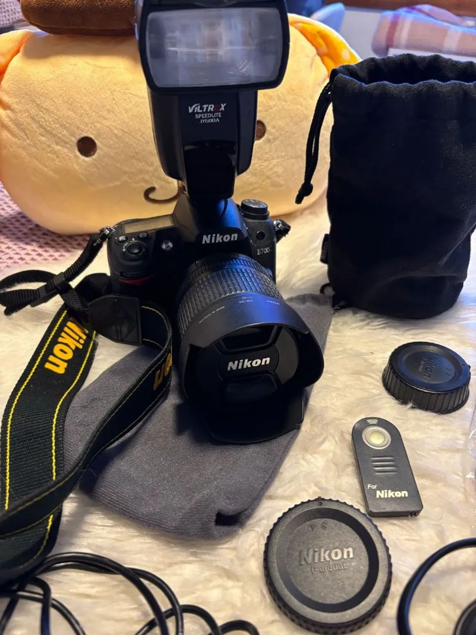 Câmera DSLR Nikon D7000 com Flash Speedlite - Foto 2