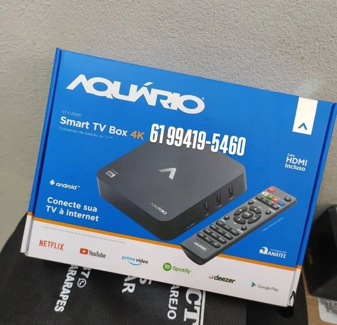 TV Box 4K - Android Tv - Original