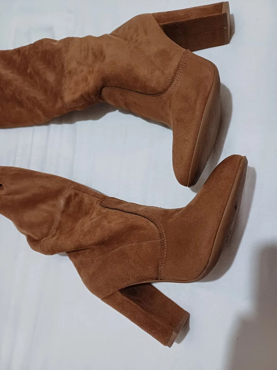 Botas Over The Knee Marrom