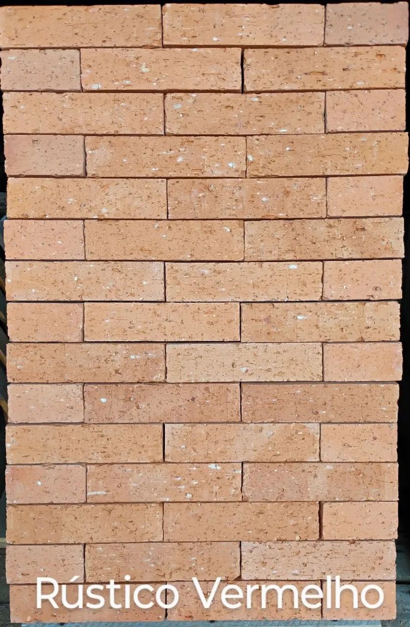 Tijolos Maciços Rústico e Revestimento 