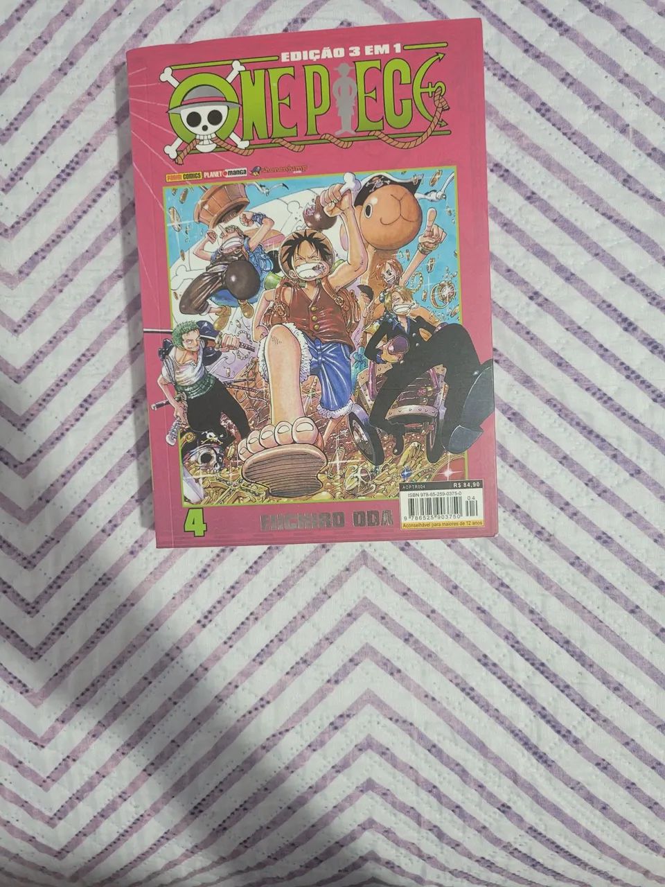 Manga one piece (edição 3 vol em 1)