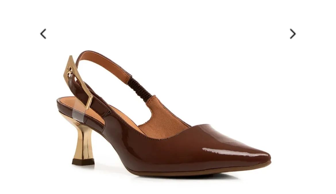 Scarpin Marrom Constance - Foto 2
