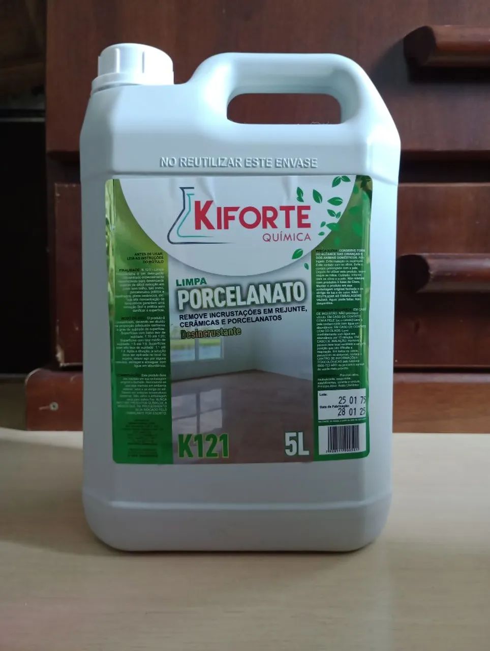 Limpa Porcelanato Kiforte 5 litros 