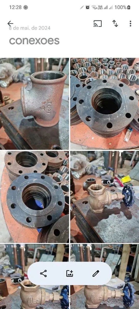 Conexões e flanges Hidráulicos Diversos - Foto 3