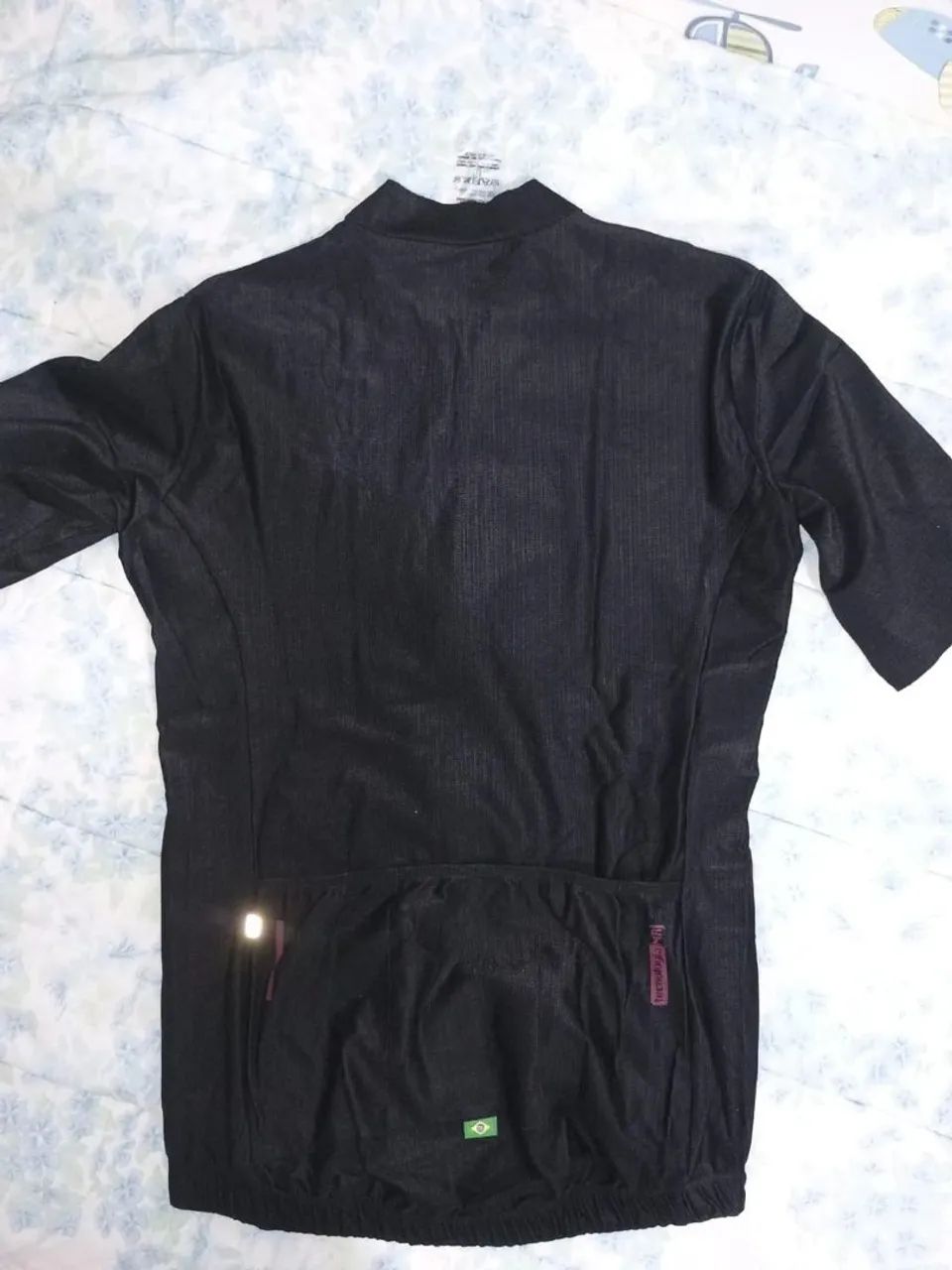 Camiseta de ciclismo marca Mauro Ribeiro Nova Preta - Foto 2