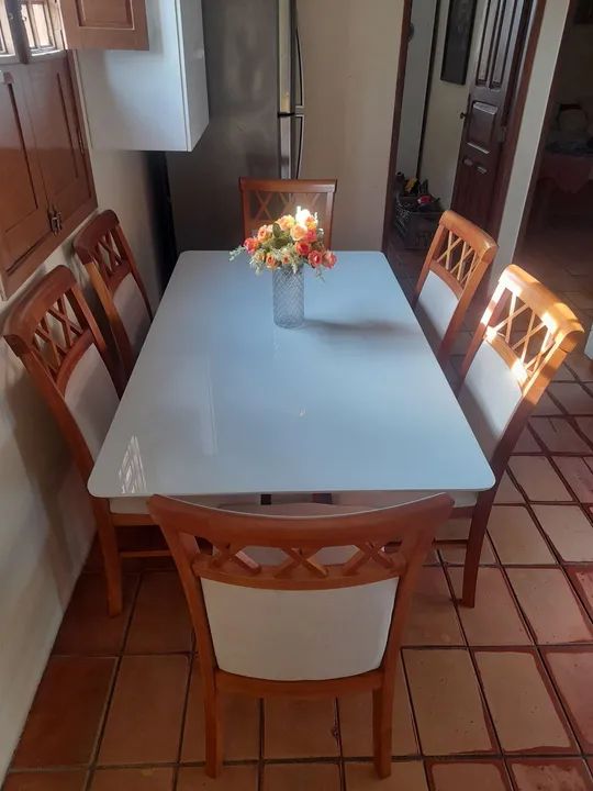 Mesa de Jantar 6 Cadeiras