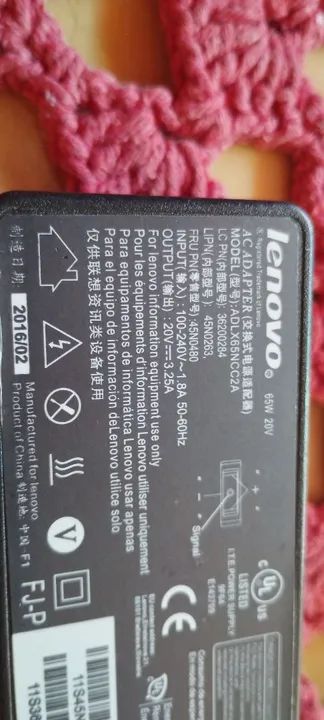 Carregador Lenovo 65W (( Original )) - Foto 3