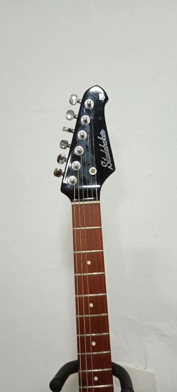 Guitarra Studebaker Black Mirror  Sceptre Pro - Foto 5