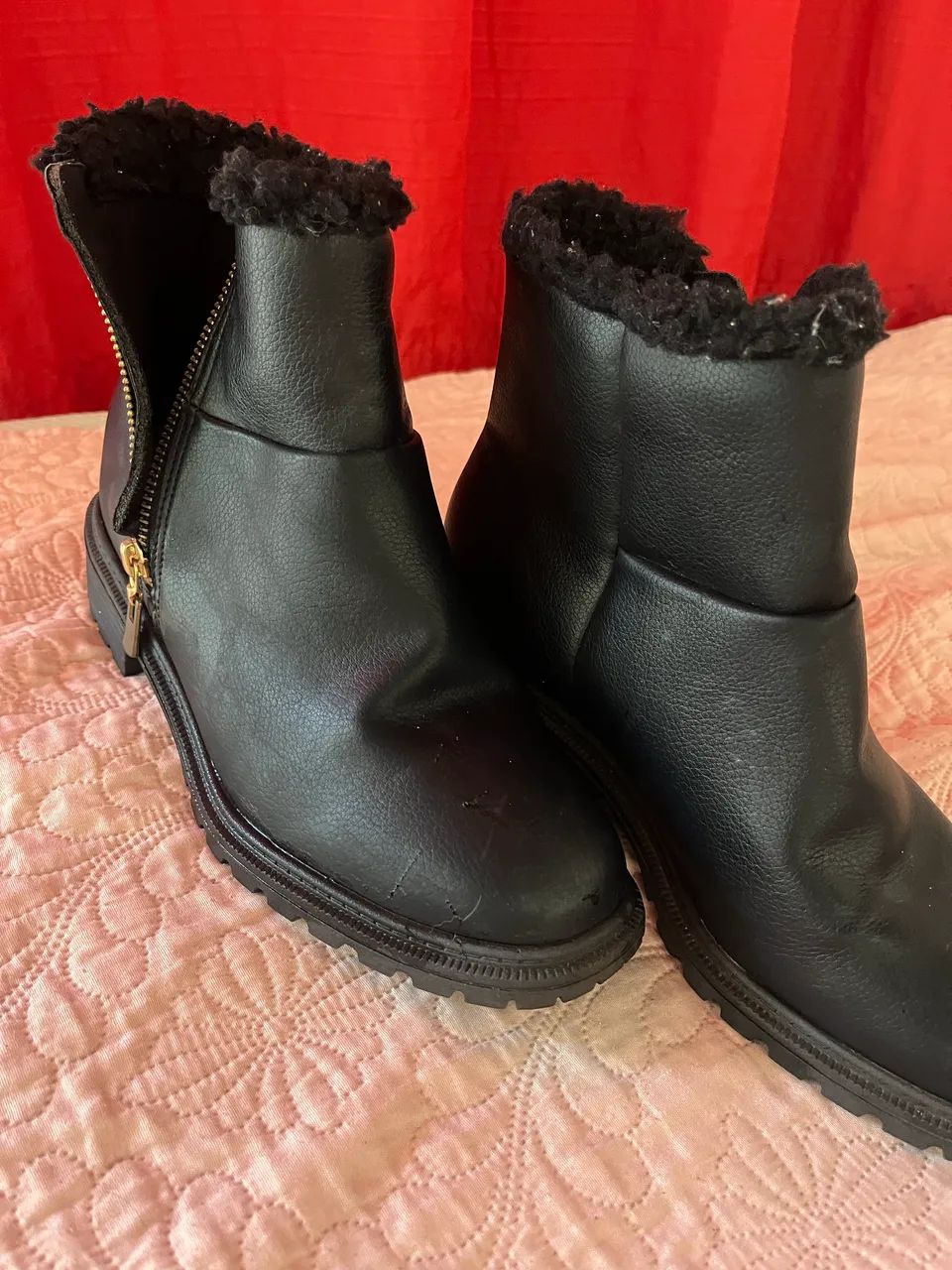 Black leather boot64520814896515122