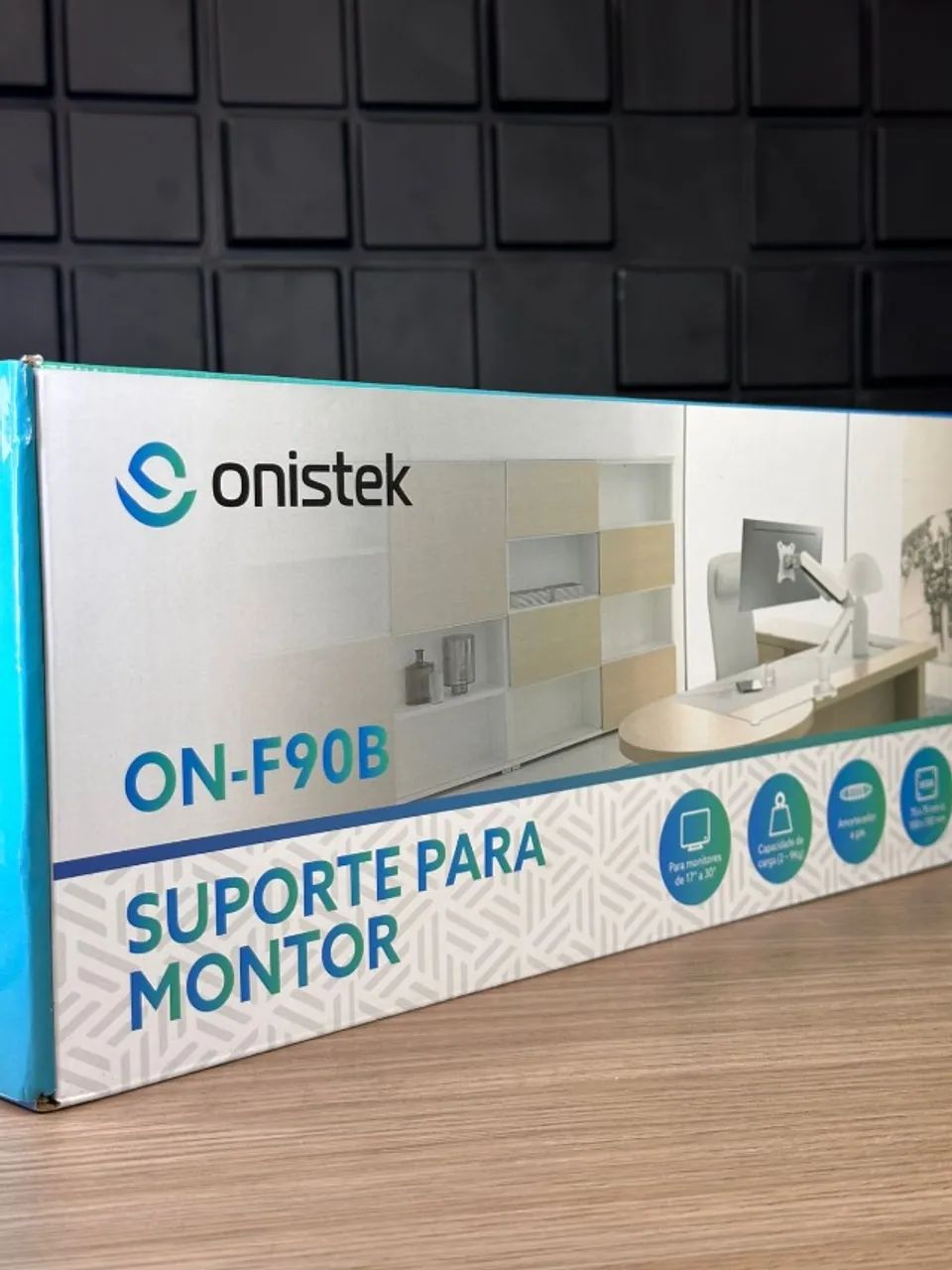 SUPORTE ARTICULADO ONISTEK ONF90B 17? a 30?, BRANCO