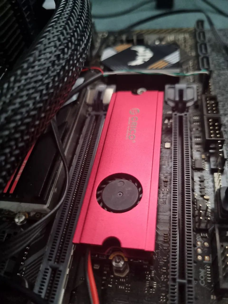 Dissipador de calor marca orico  para ssd m.2  - Foto 2