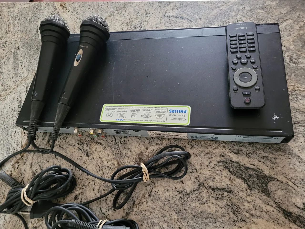 Dvd Philips com karaokê dois microfone  - Foto 2