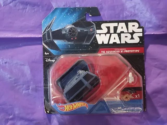 Nave Star Wars Darth Vader TIE Advanced X1 Prototype - Hot Wheels Mattel - Lacrada!