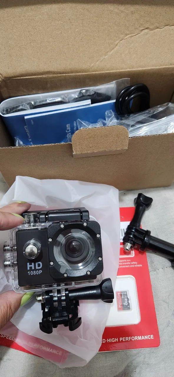 Kit Câmera de Ação com Acessórios - Foto 4