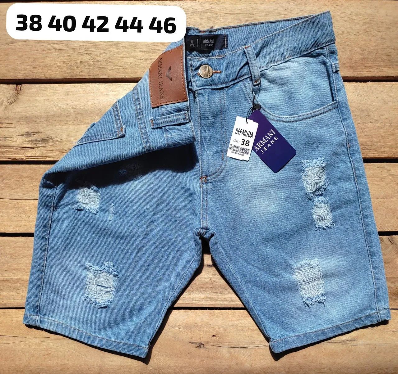 Bermuda Jeans  Masculina - Foto 4