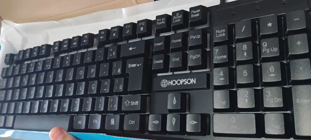 Kit Teclado + Mouse Gamer RGB - HOOPSON - Novo - Foto 4