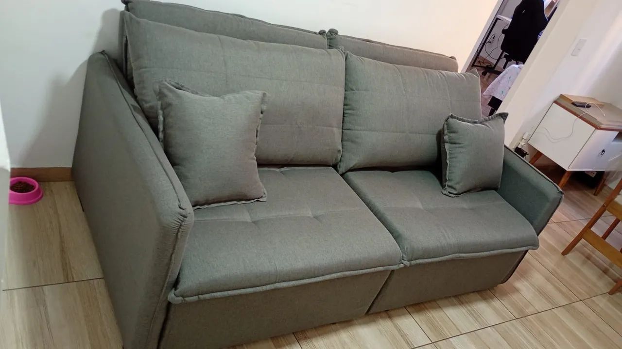 Sofa Retratil Reclinável New York   2,00 mts - Foto 5