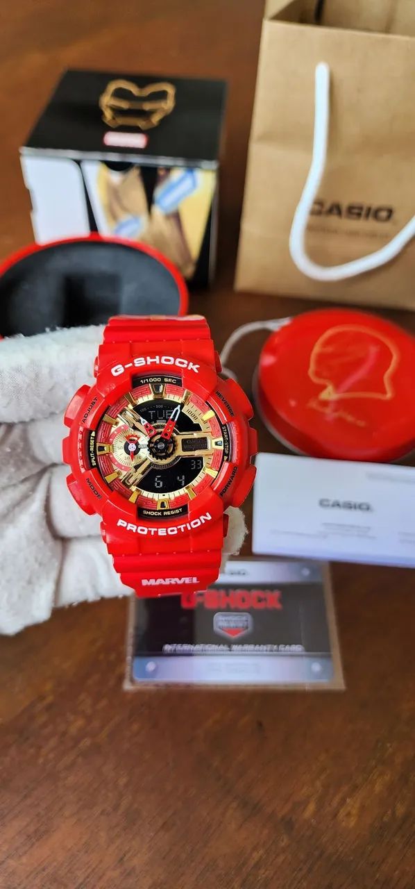 Relógio G-Shock GA-110 Homem de Ferro  - Foto 2