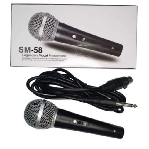 Microfone Profissional M58 + Cabo 5mts (Entrega Grátis) - Foto 3