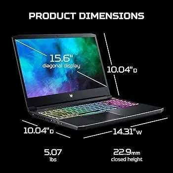Notebook Gamer Acer Predator 300 I7 64gb RAM RTX 3070