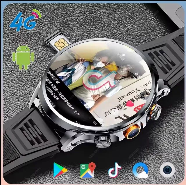 Smart Watch com camera 1.95 polegadas 3D Google Play GPS, Wi-Fi, NFC, Chamada, Android - Foto 3