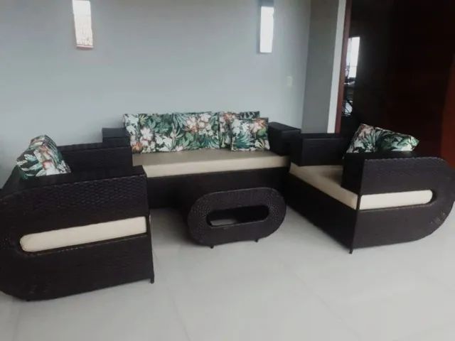 Sofá coopala com 2 poltrona....