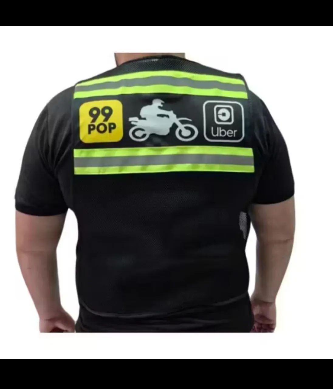 Colete para motoqueiro/ciclista de aplicativo  - Foto 2