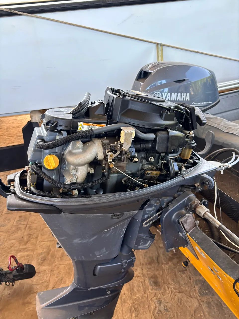 Motor Yamaha 20HP - 4 tempos - Foto 6