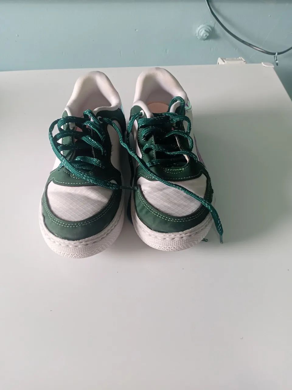 Tênis Infantil Fanfik- Verde e Branco - Foto 4