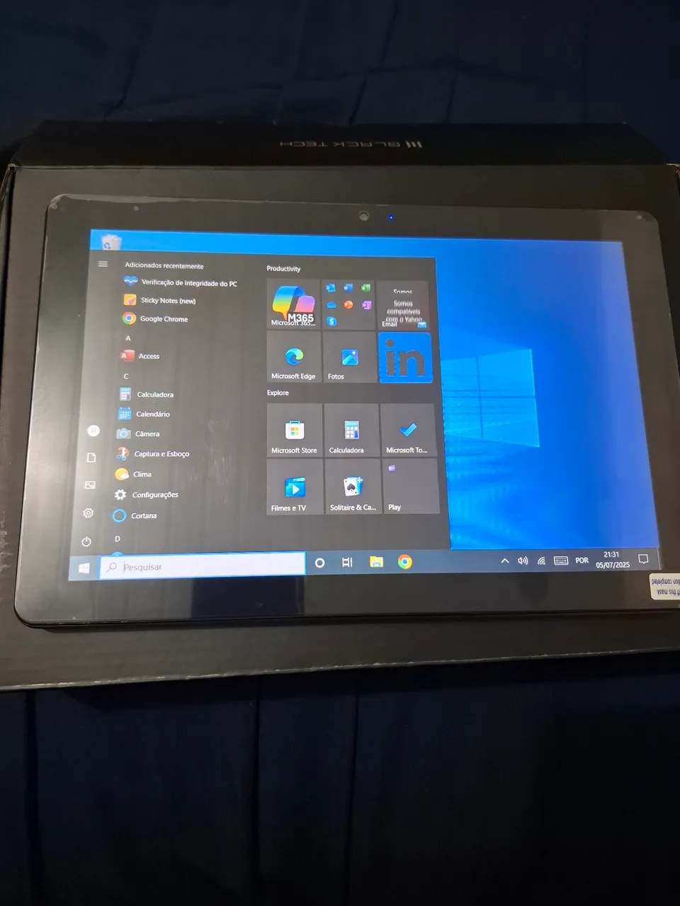 Tablet Black Tech com Windows 10 4gb ram novo