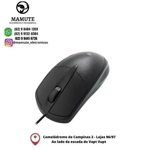 Mouse Usb Ms-31bk Preto C3tech