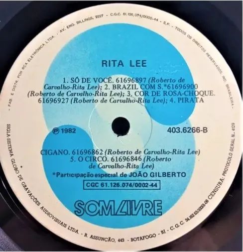 LP-Disco vinil-Rita Lee-Flagra-Ano 1982 - Com encarte - em ótimo estado - Foto 5
