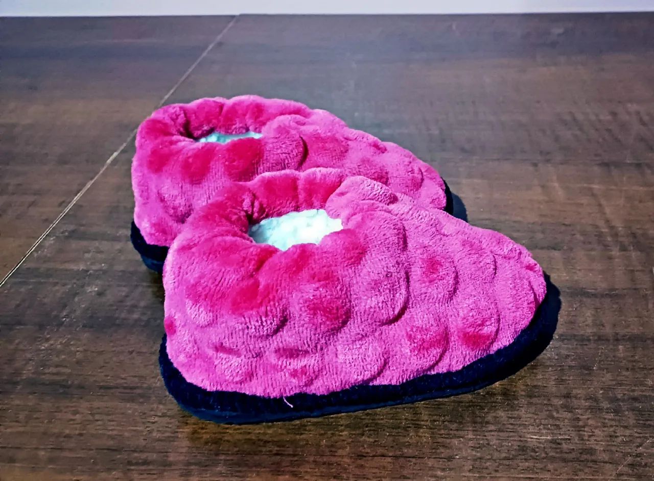 Pantufa infantil rosa - Foto 3