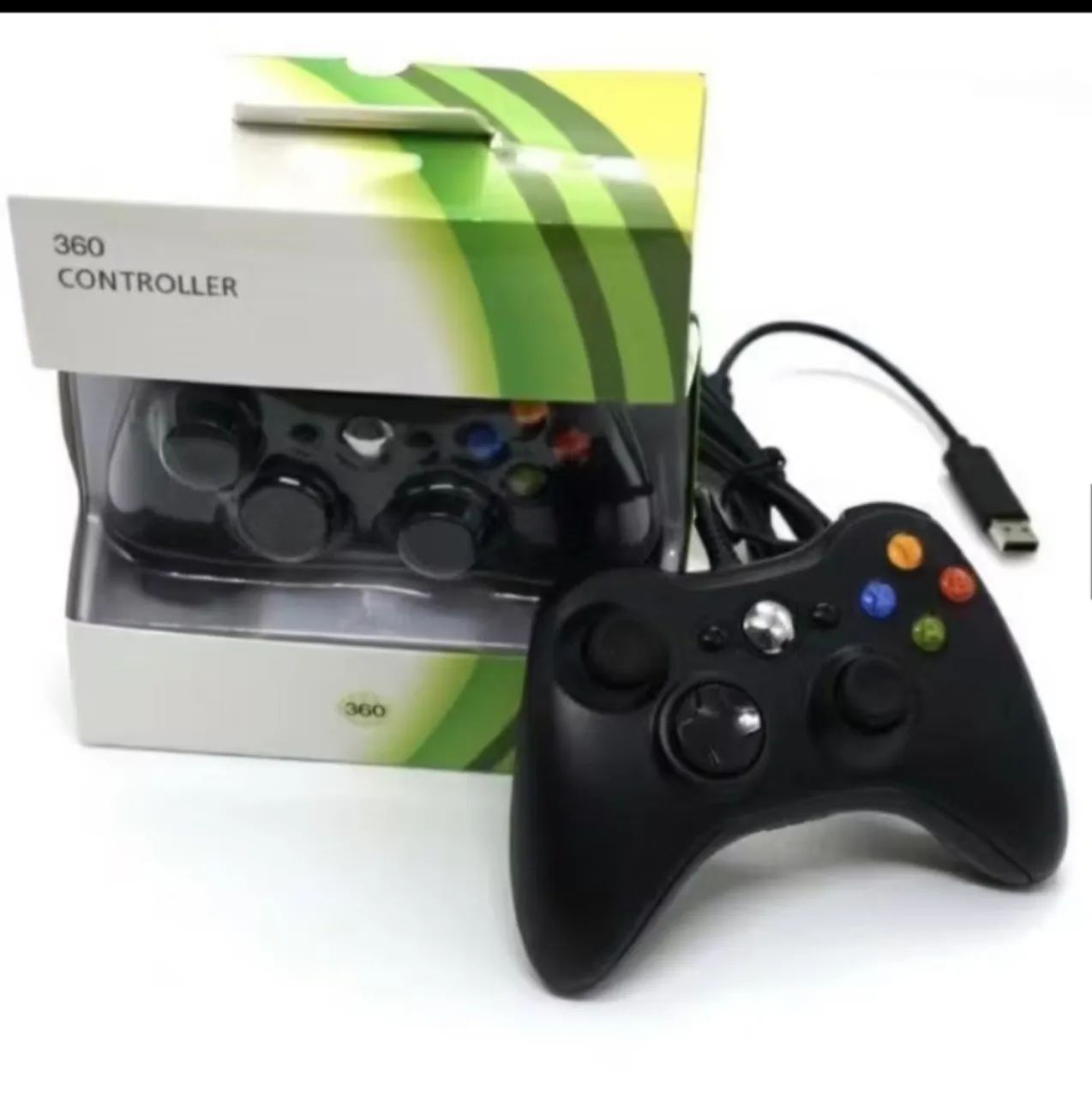 Controle Xbox 360 e PC com Fio - Ótima Qualidade 