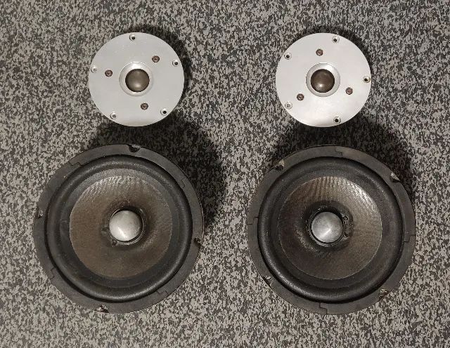 Raridade! Kit AKRON - Midbass KB-6MD + Tweeter KB-T25