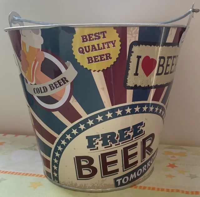 Balde para gelo e bebidas