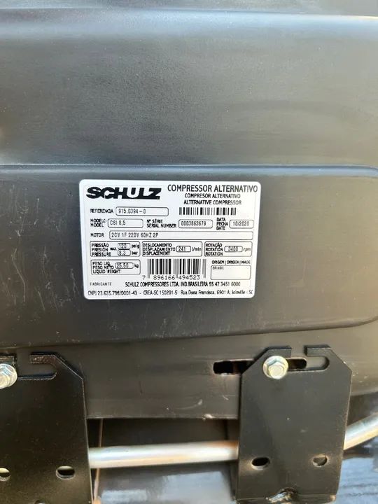 Compressor de ar Schulz Pratico 8,5 Litros - Foto 2