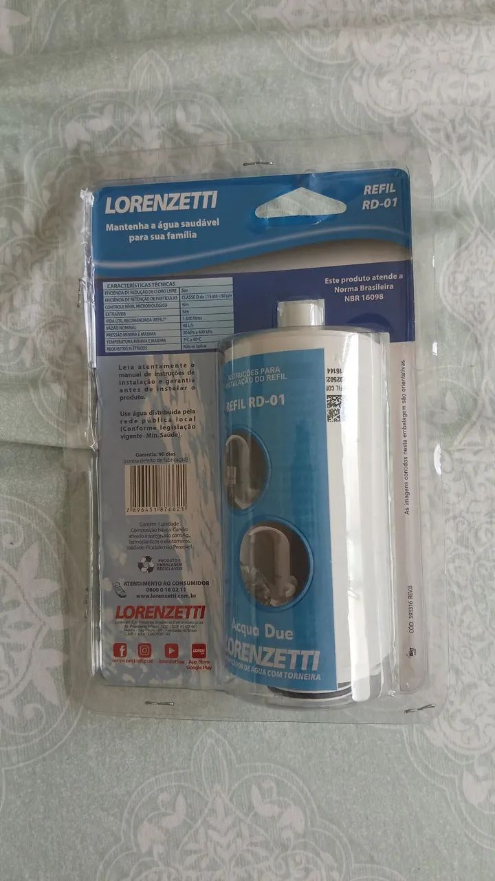 Purificador Lorenzetti Aqua Due + Refil Novo - Foto 5