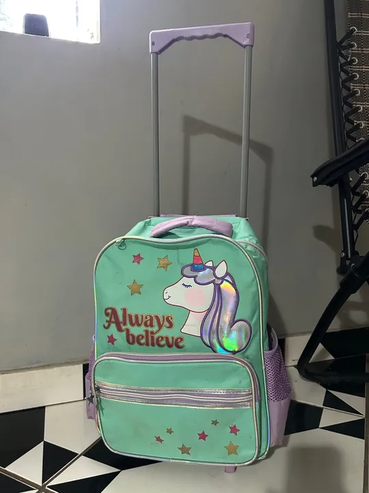 Mochila de rodinhas unicórnio - Always Believe